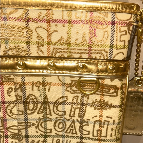 Coach Tattersall Graffiti Swingpack Crossbody Bag - Picture 4 of 9